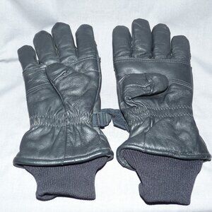 US Army Military Black Intermediate Cold Wet Gloves size Small Men Women